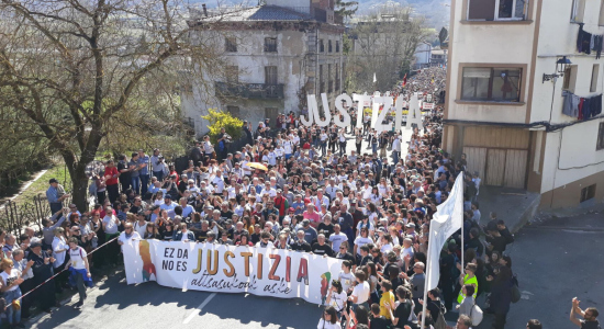 Marcha en Altsasu