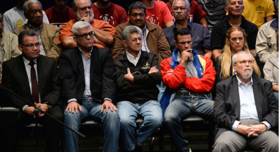 Miembros de la oposición venezolana