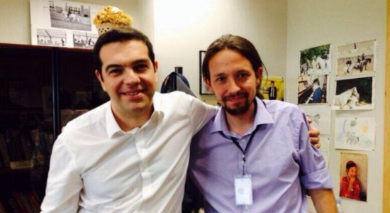 Pablo Iglesias con Alexis Tsipras