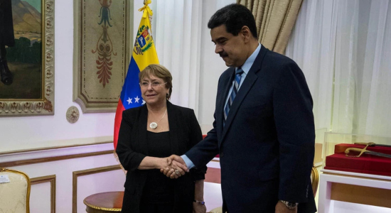 Maduro y Bachelet