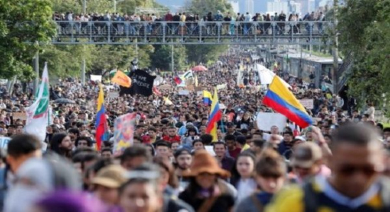Marcha en Colombia