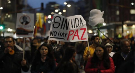 Manifestación por la vida