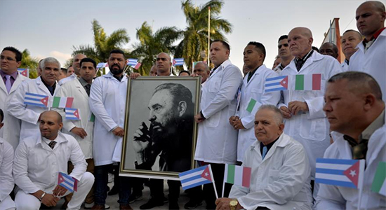 Médicos cubanos covid-19