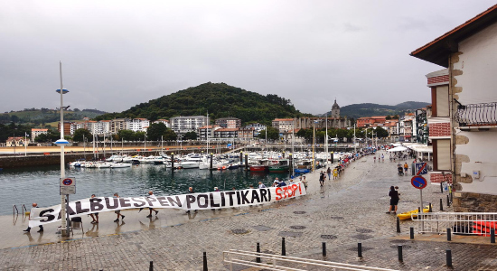 Movilización en playa