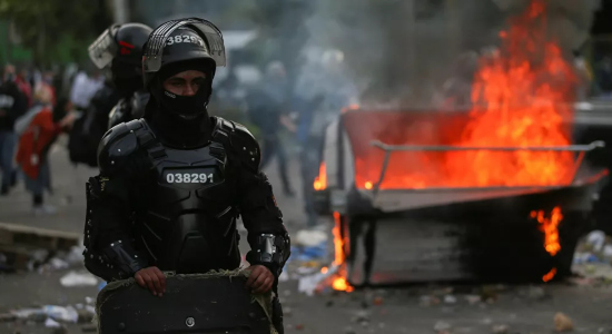 Policía colombiana