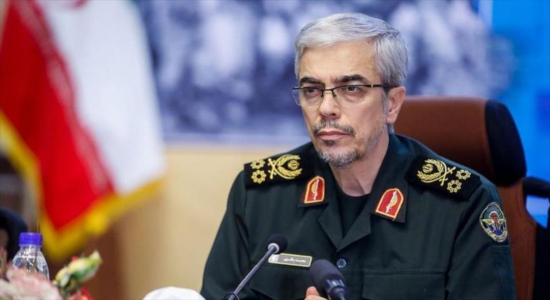  El jefe del Estado Mayor de las Fuerzas Armadas de Irán, el general de división Mohamad Hosein Baqeri.