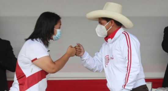  Pedro Castillo y Keiko Fujimori, en la recta final de sus campañas políticas (Foto: As Perú) 
