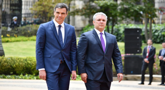 Iván Duque y Pedro Sánchez