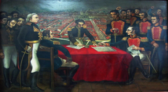 La Capitulación de la Batalla de Pichincha. Antonio Salas