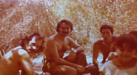 Acampada del MPAIAC en las cercanías de Argel, en 1976.