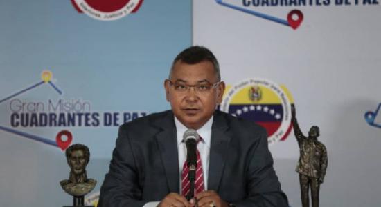 Nestor Reverol, ministro de de Relaciones Interiores, Justicia y Paz