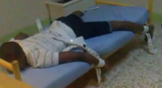 joven fallecido recientemente en un centro de menores en Almería, sufría tortura en una cama de sujeción mecánica