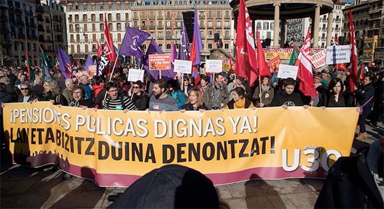 Manifestacion U30 Bilbao