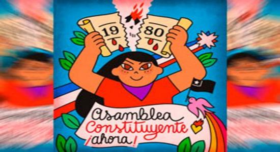 Poster de la constituyente en Chile