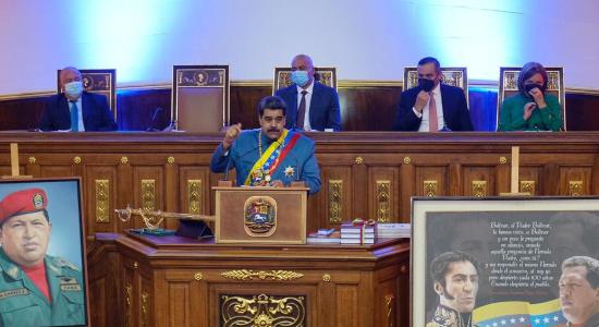 Maduro en el mensaje anual a la nación desde la AN.