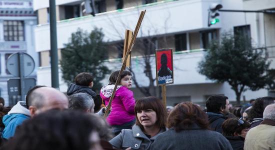 Manifestación contra la dispersión de presos de ETA. Marion Vercelot