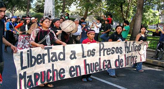 Libertad para los presos políticos mapuches