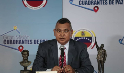 Nestor Reverol, ministro de de Relaciones Interiores, Justicia y Paz