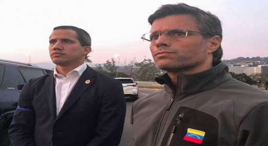 Juan Guaidó y Leopoldo López