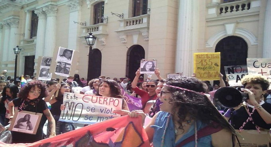 Marcha del movimiento feminista