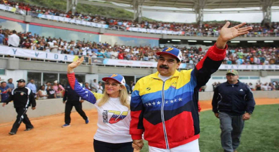 Nicolás Maduro y Cilia Flores