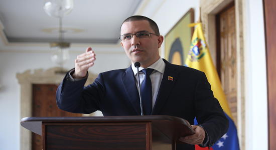 El ministro del Poder Popular para Relaciones Exteriores, Jorge Arreaza