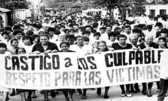 Movilización que demandó justicia por los hechos de Cantaura