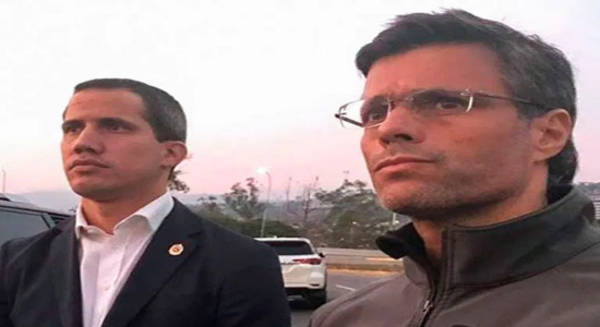 Guadió junto a Leopoldo López