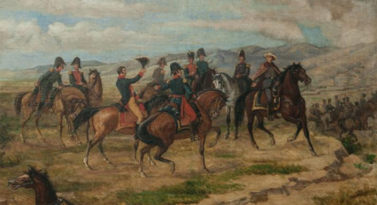  Boceto para la Batalla de Carabobo, por Martín Tovar y Tovar (Foto: Galería de Arte Nacional) 