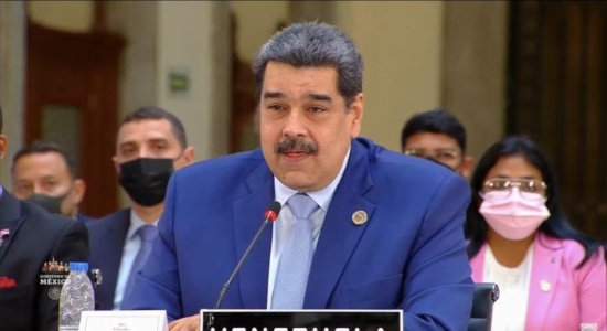 El presidente Nicolás Maduro durante su intervención en la VI Cumbre de Jefes de Estado y de Gobierno de la CELAC (Foto: Gobierno de los Estados Unidos Mexicanos )