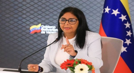 La vicepresidenta de Venezuela, Delcy Rodríguez