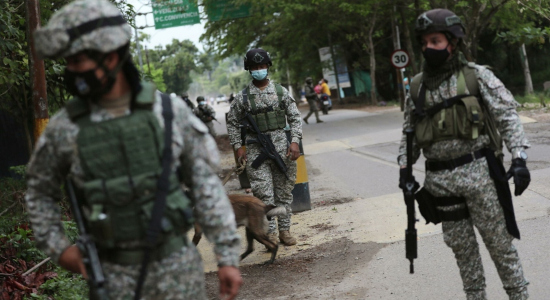 Soldados colombianos