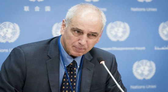 Michael Lynk, Relator Especial de la ONU sobre la situación de los derechos humanos en los territorios palestinos ocupados.