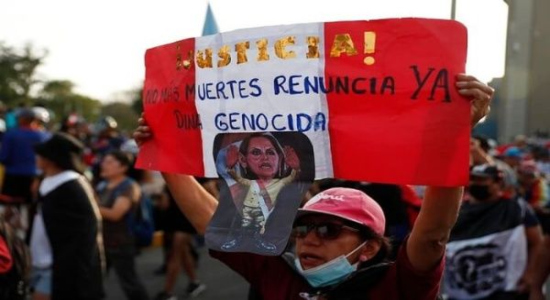 Las protestas se han desarrollado en Perú desde diciembre pasado y entre las exigencias está la renuncia de Boluarte, así como el cierre del Congreso. | Foto: EFE