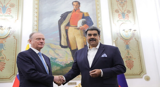 Nicolás Maduro y Nikolái Pátrushev